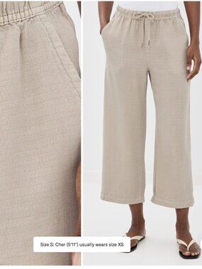 Splendid Angie Crop Trousers NWT (Size S)